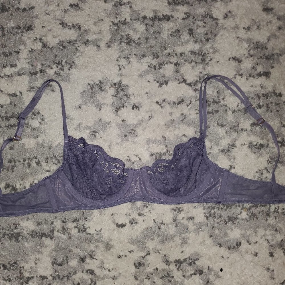 VASSARETTE Lace Wired Bra 34B EUC